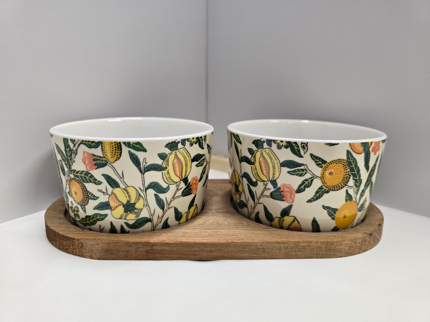 William Morris print Tapas Dish Duo