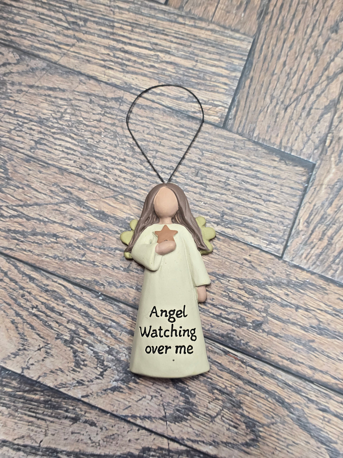 Hanging Angel Figurine Ornament | Angel Watching Over Me Memorial & Remembrance Gift