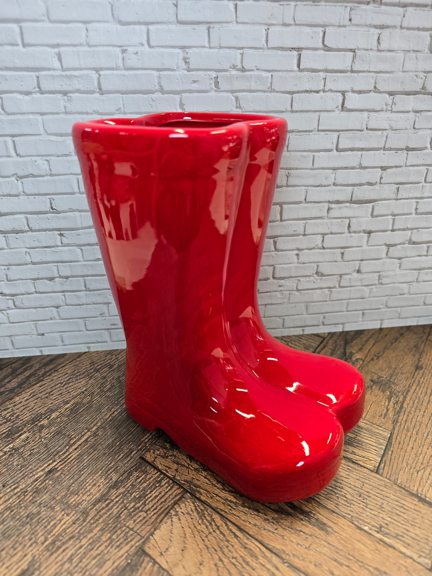 Red or Yellow Ceramic Wellies