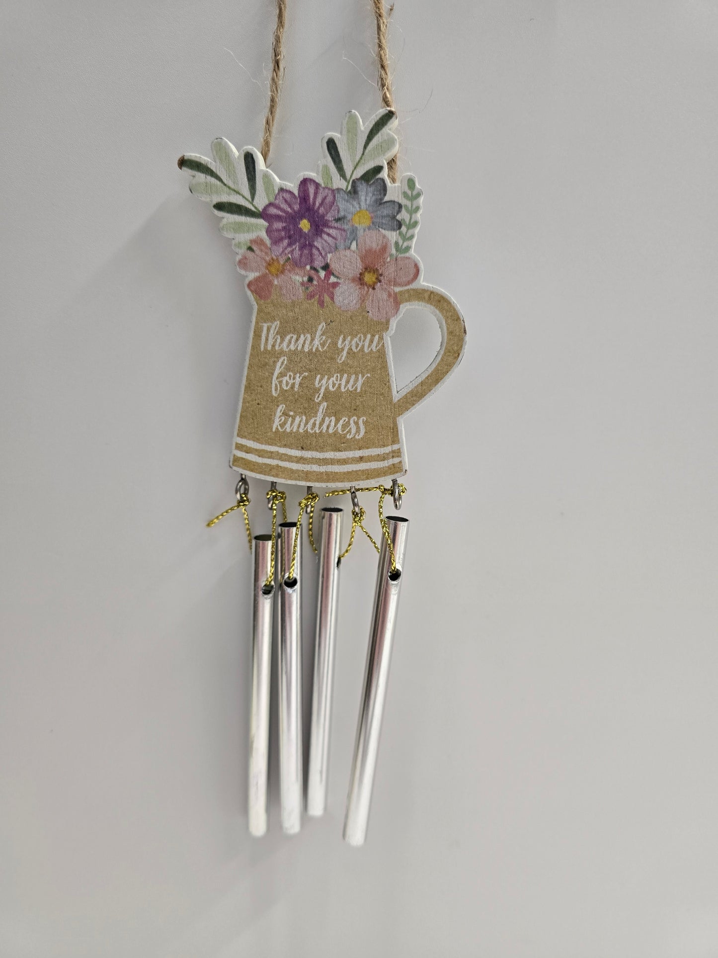 "Thank you for your kindness" Windchime