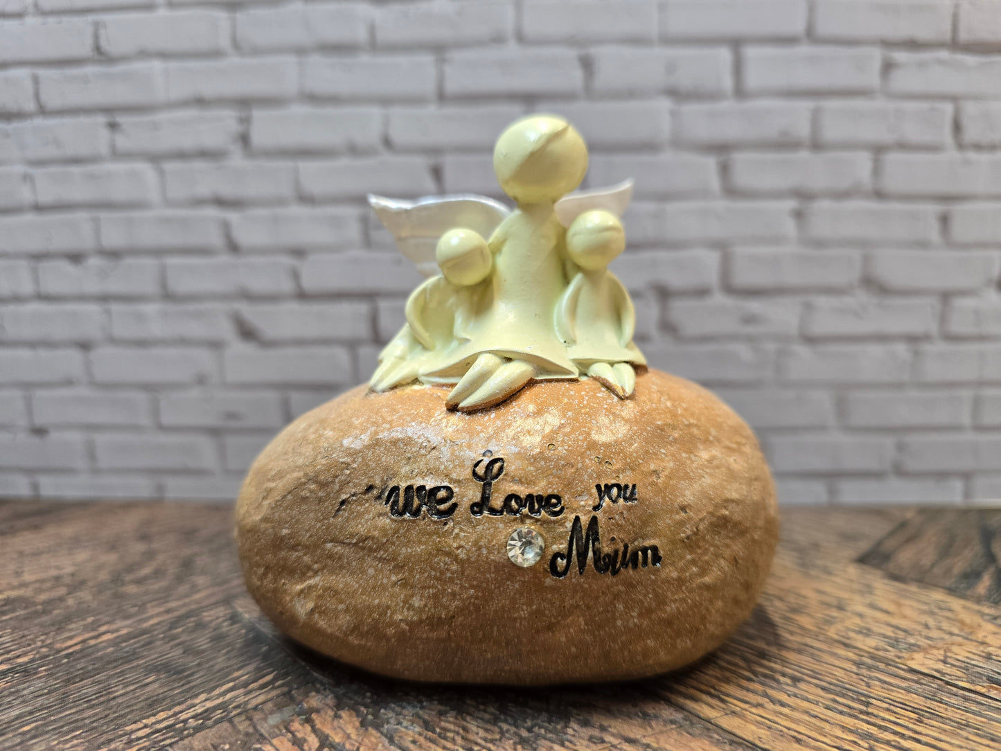 Mum River Pebble ornament