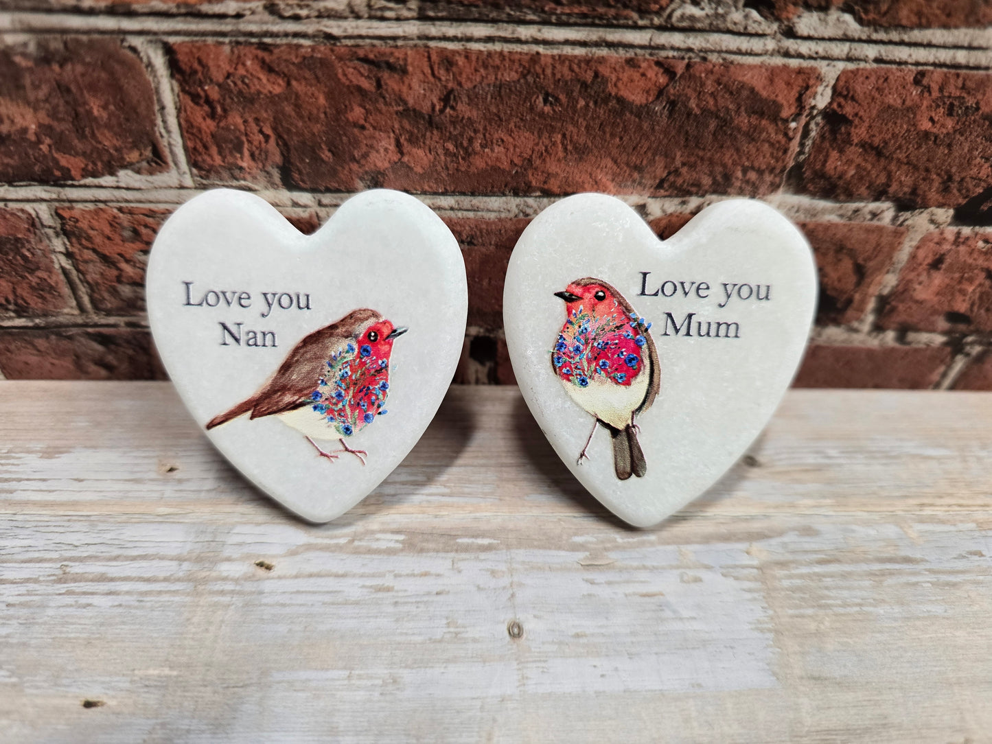 Mum/Nan Mini Marble Heart