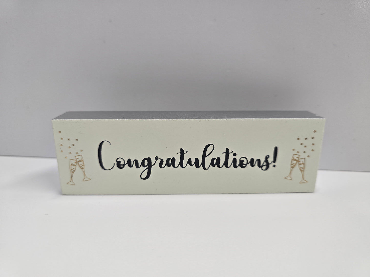 Mini Congratulations wooden block