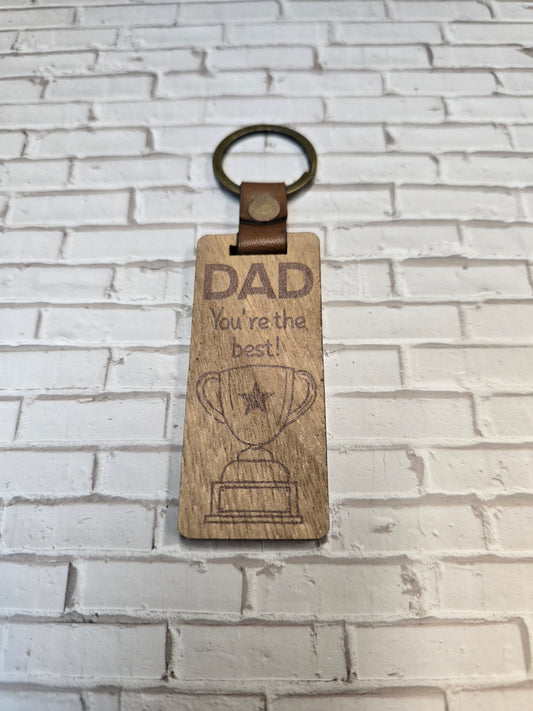 Dad Keyring