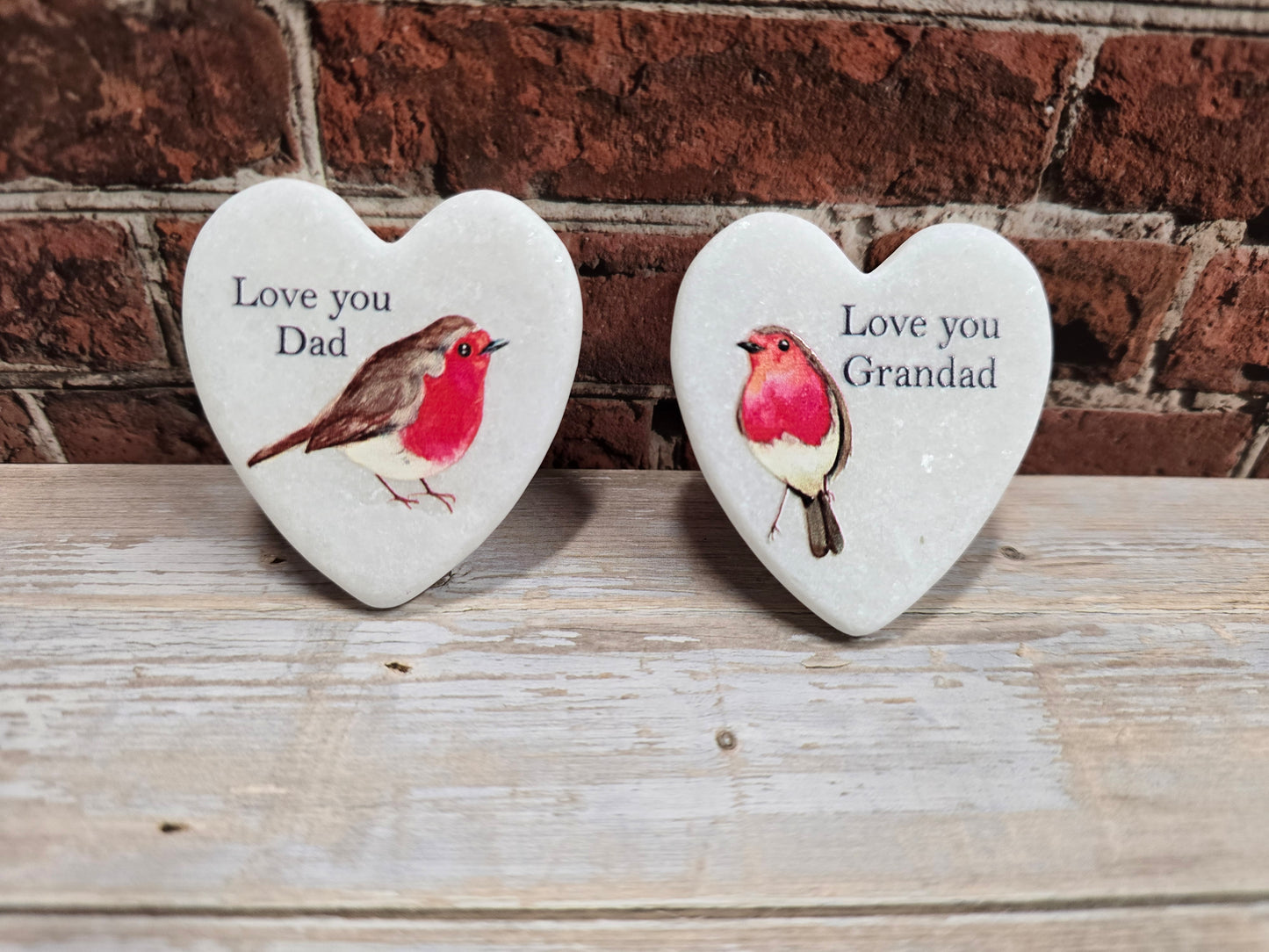 Dad/Grandad Mini Marble Hearts