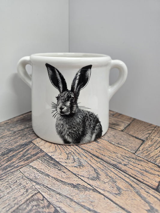 Hare Ceramic Pot