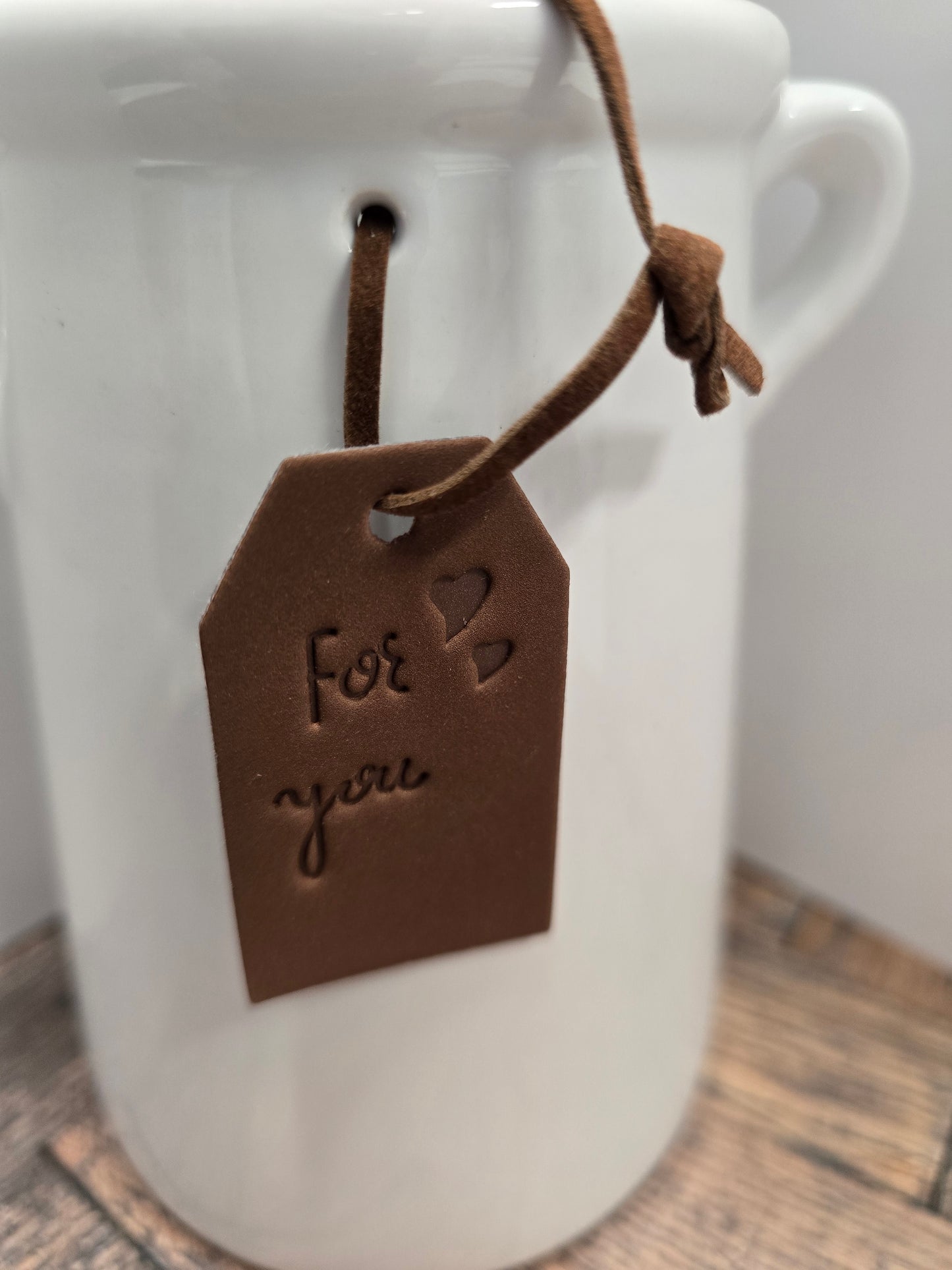 "For you" ceramic Vase/Utensil holder