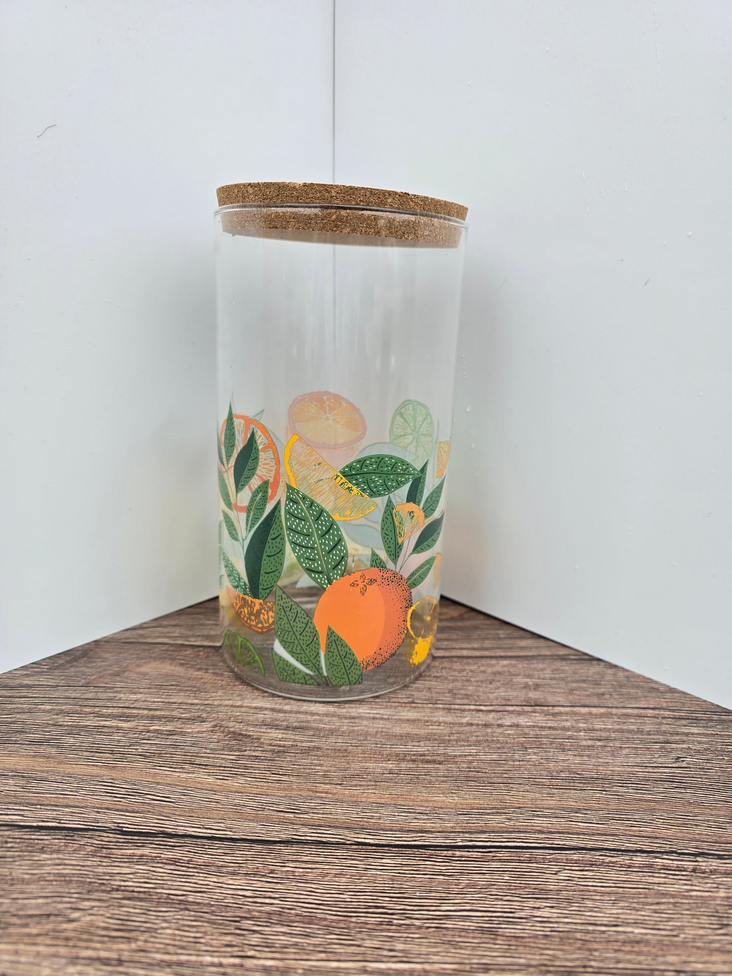 Citrus Print Canisters