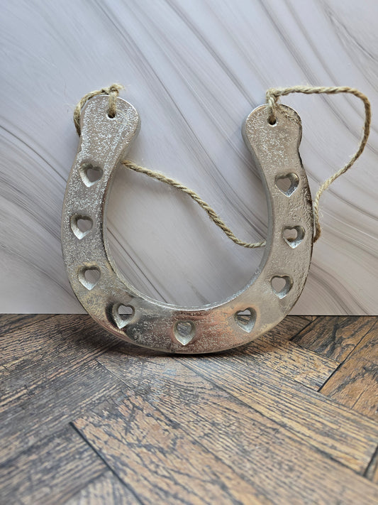 Hanging Aluminium Horseshoe