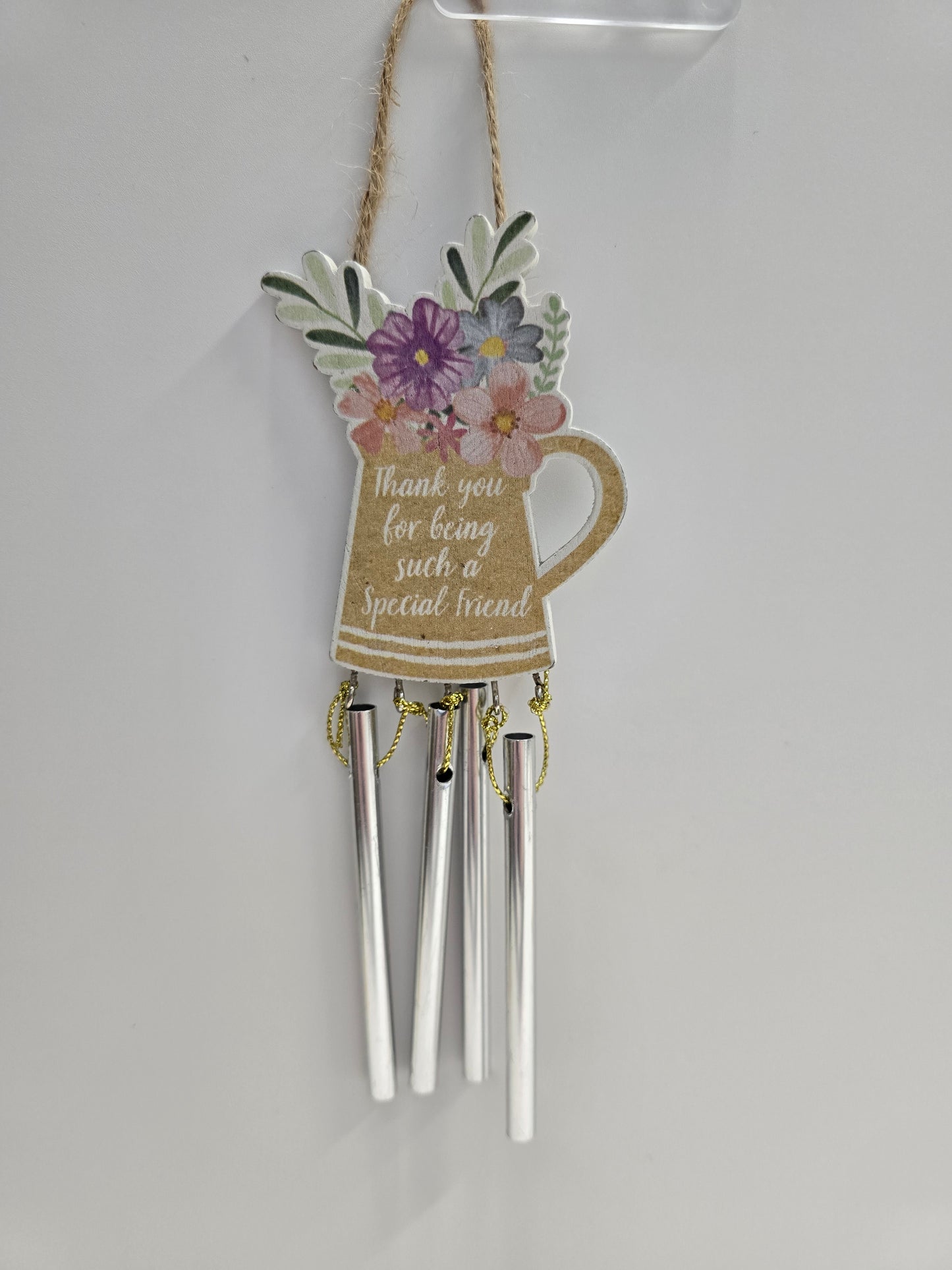 "Thank you for being such a special friend" Windchime
