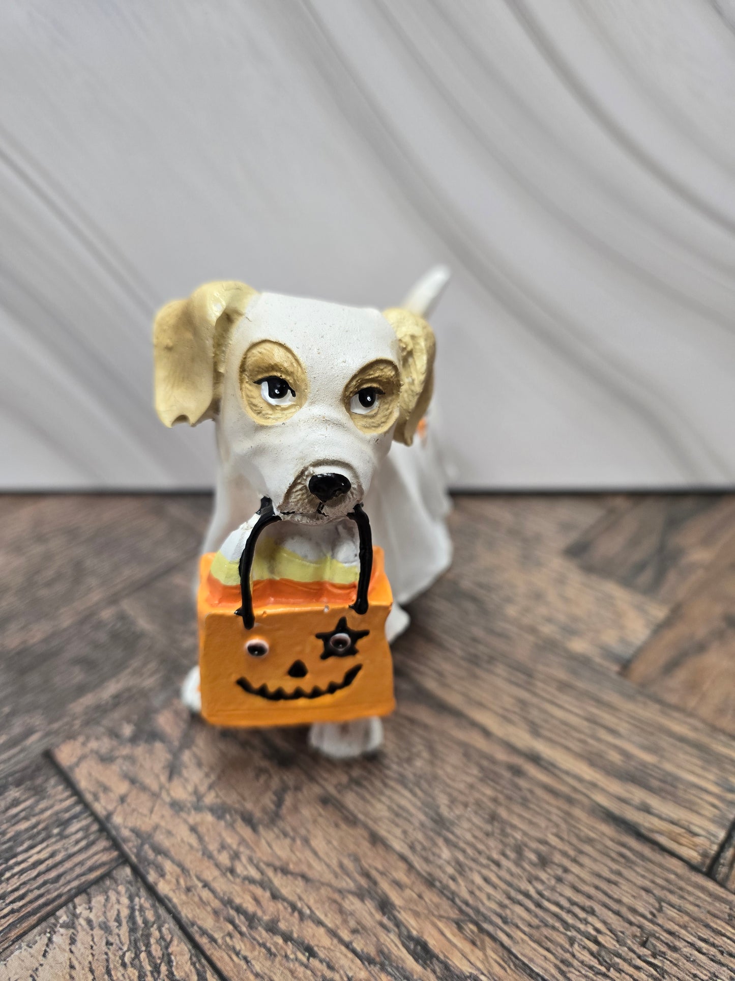 Halloween Ghost Dog Figurine Decor
