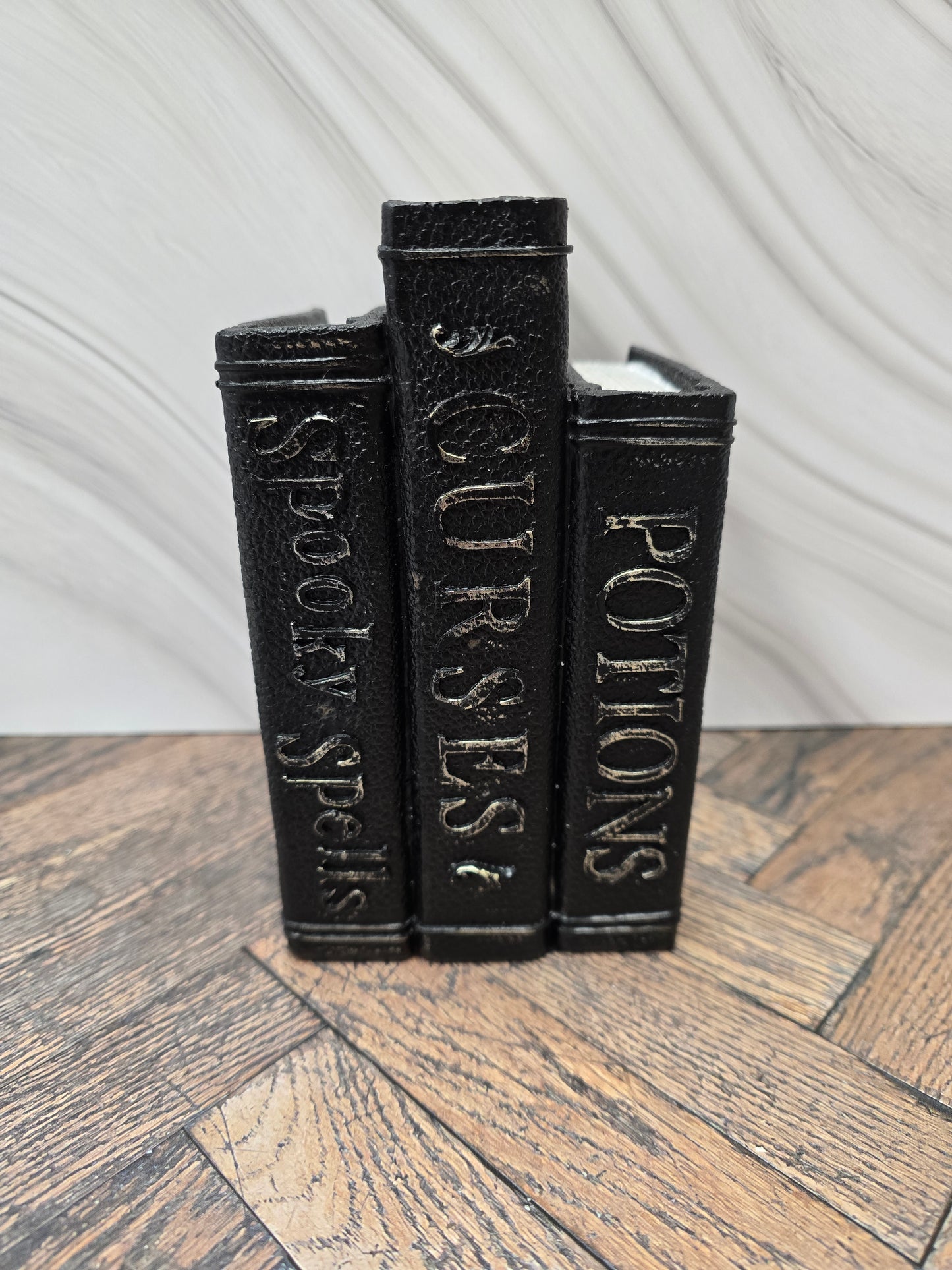 "Potions, Curses & Spooky Spells" Book Halloween Decor
