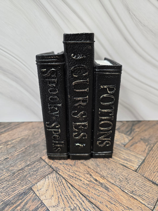 "Potions, Curses & Spooky Spells" Book Halloween Decor