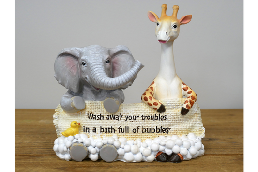 Bath full of bubbles figurine