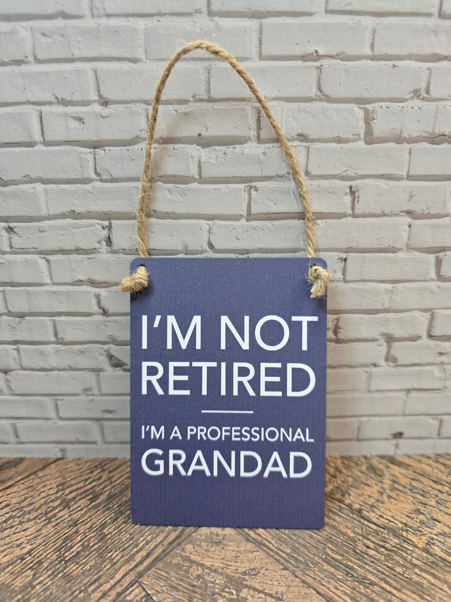 Professional Grandad mini metal sign