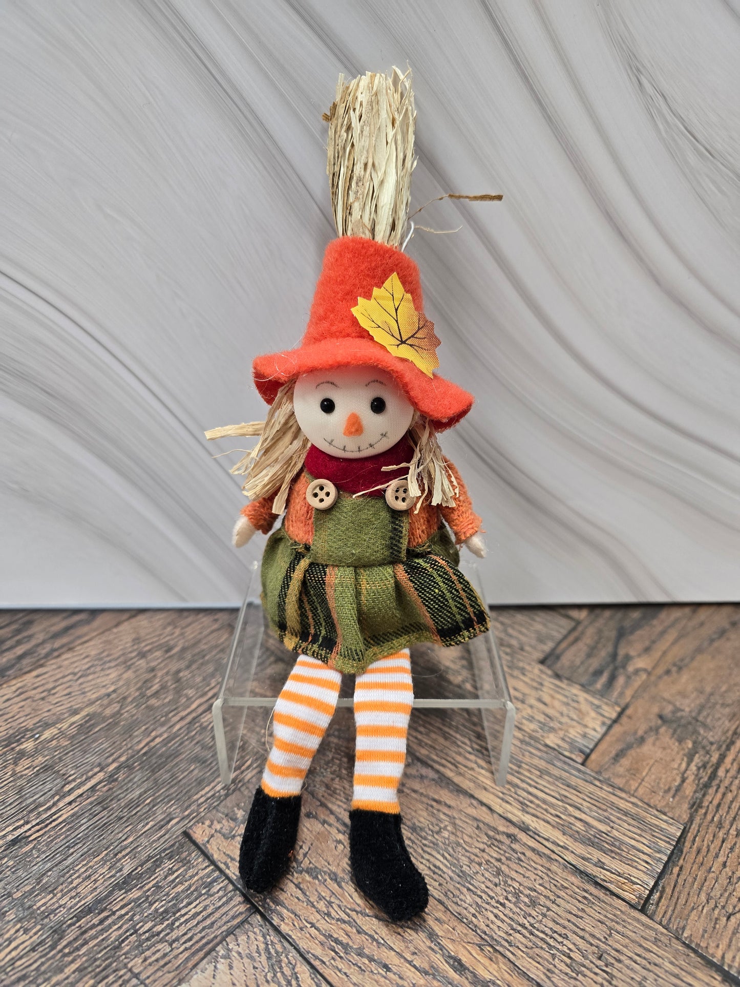 Plush Harvest Scarecrow Shelf Sitters