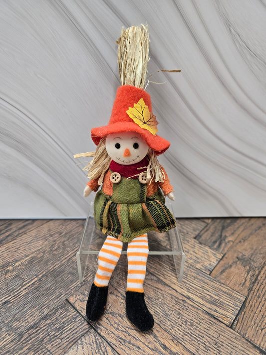 Plush Harvest Scarecrow Shelf Sitters