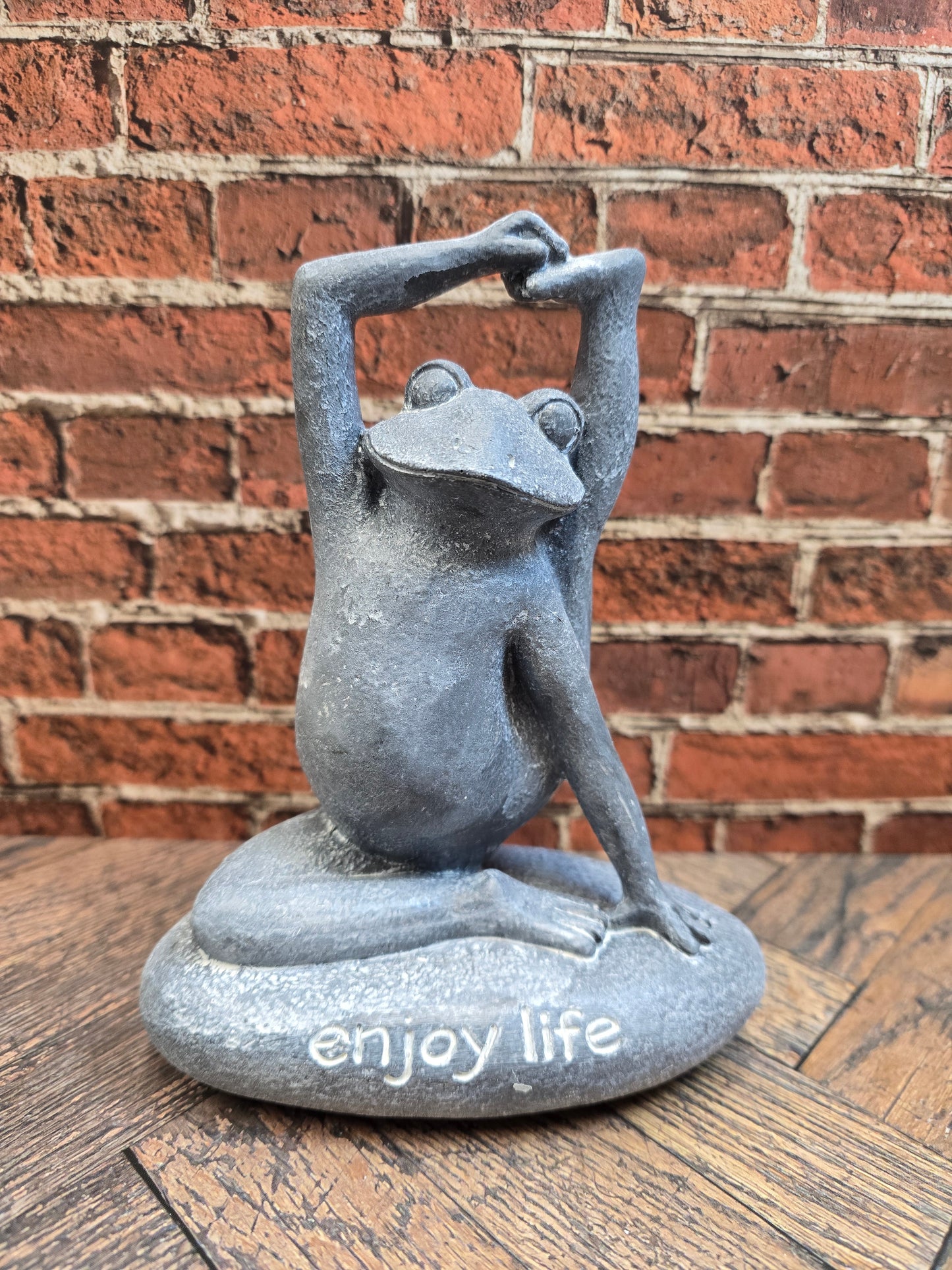 Enjoy Life Yoga Frog on pebble