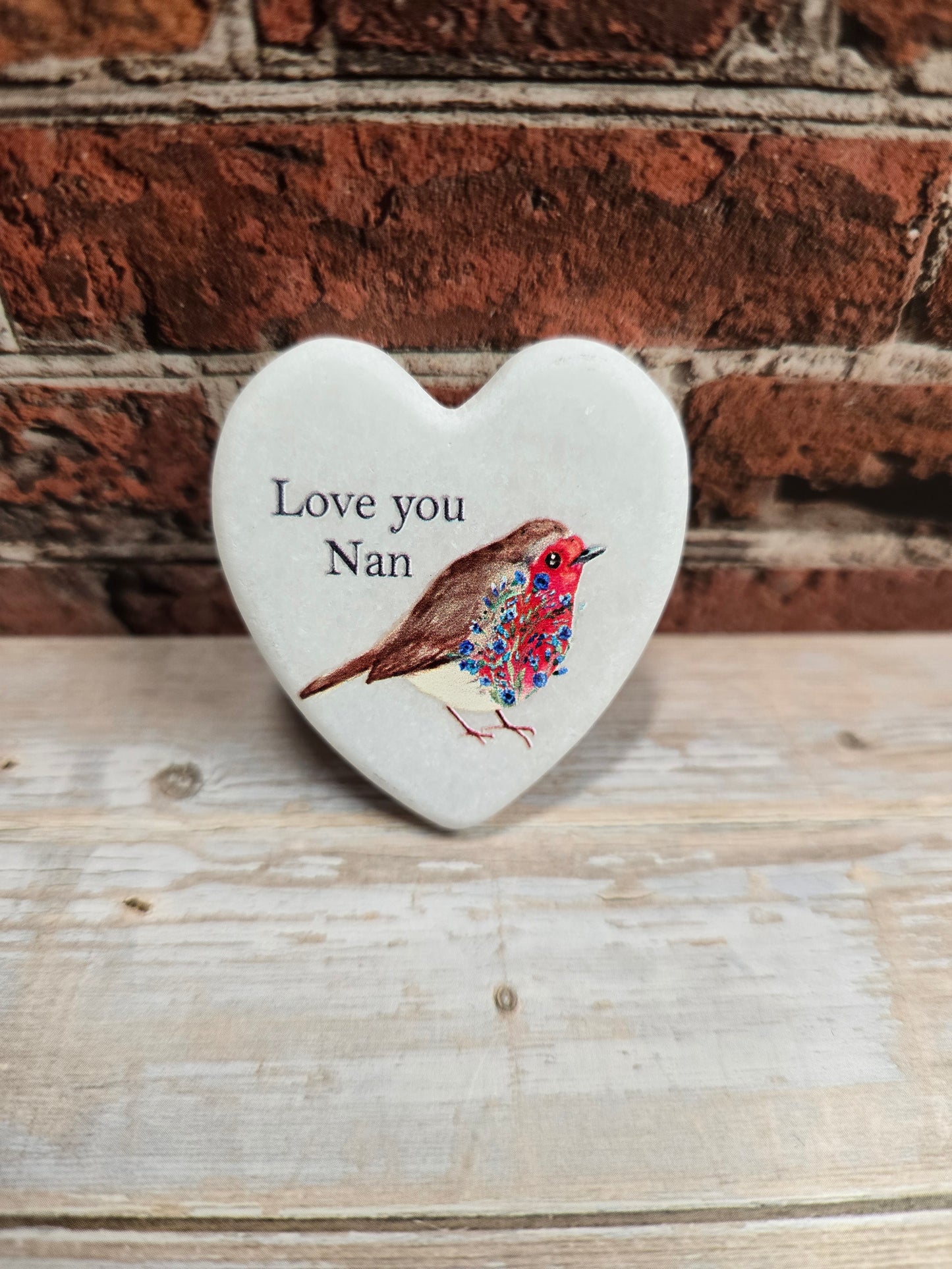 Mum/Nan Mini Marble Heart