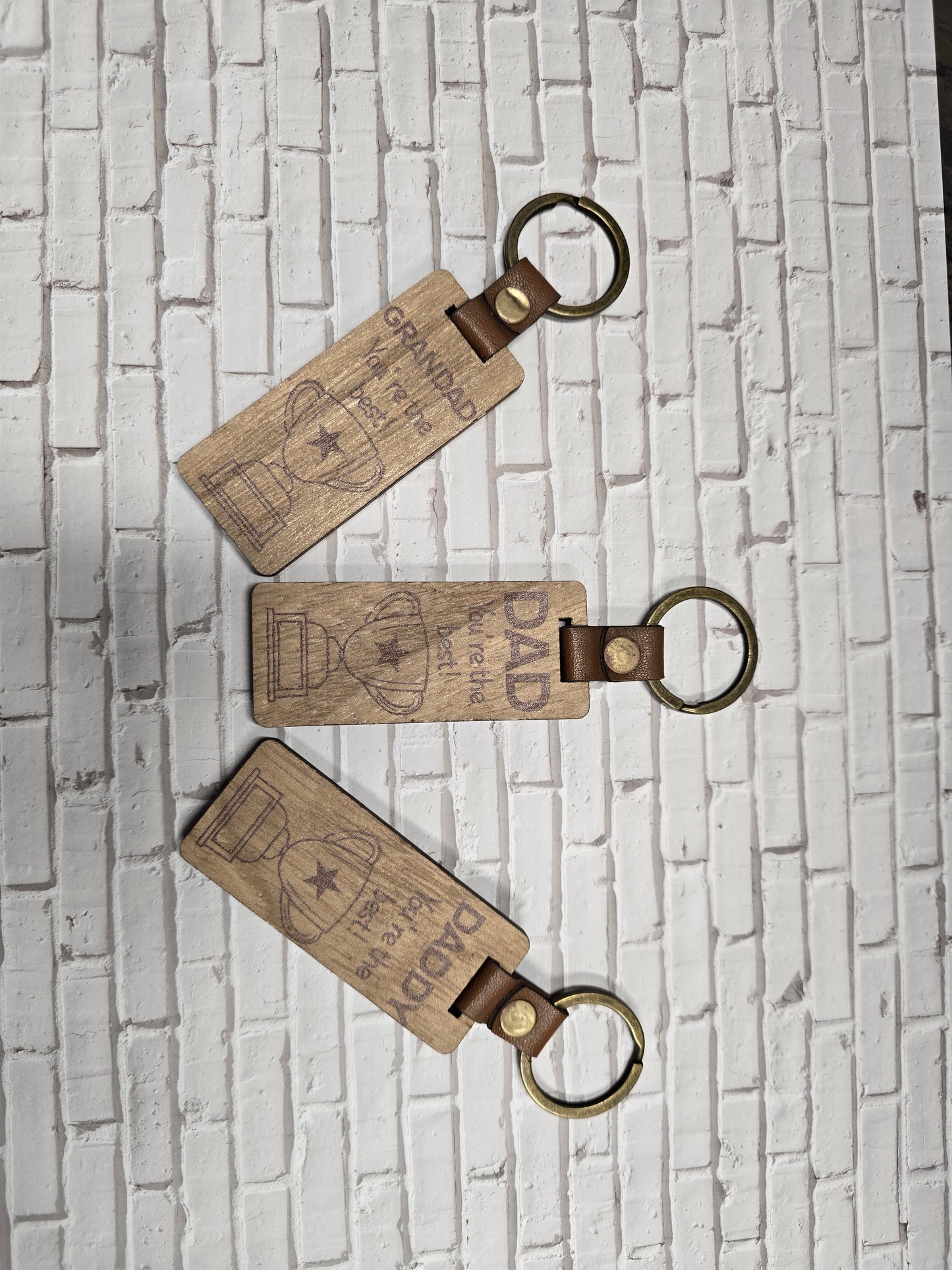 Dad Keyring
